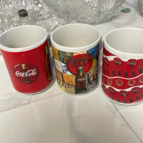 Coca Cola Other - LOT of 3 Vintage Coca-Cola Coke Coffee Mug Cup Gibson 1997
